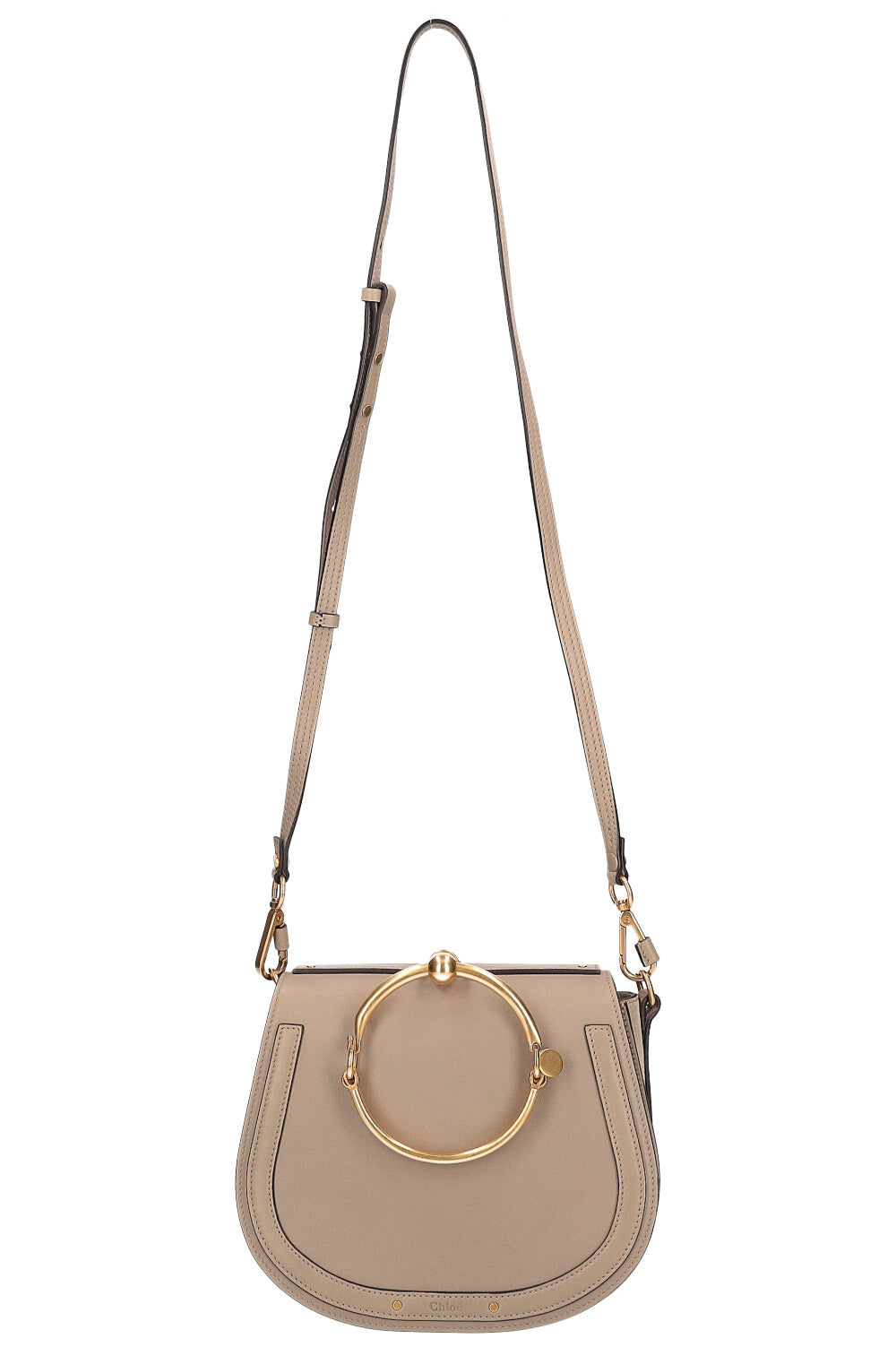 CHLOÉ Sac Nile Moyen Taupe