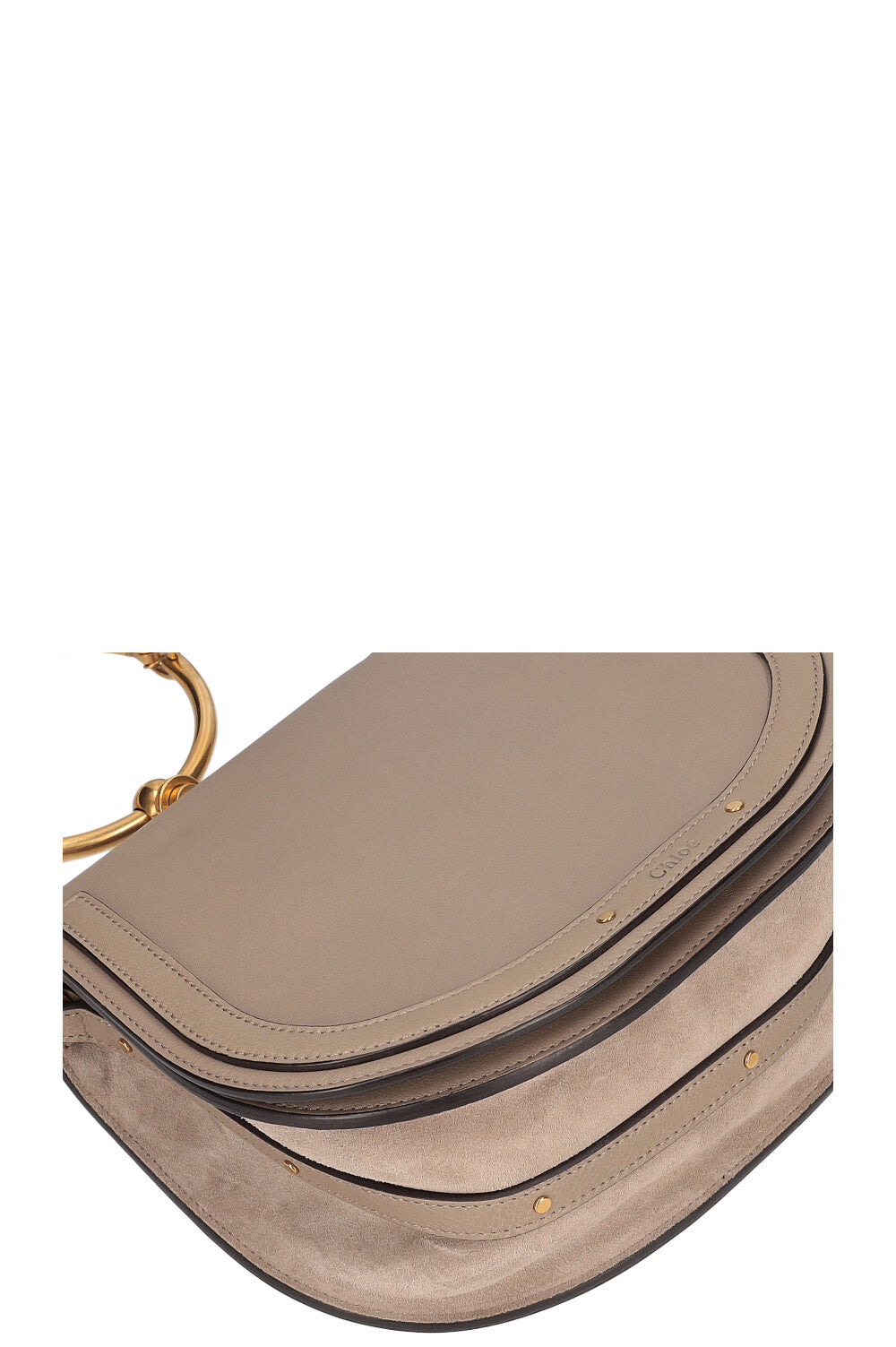 CHLOÉ Sac Nile Moyen Taupe