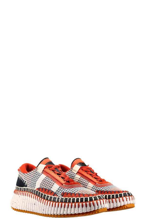 CHLOÉ Baskets Nama Orange
