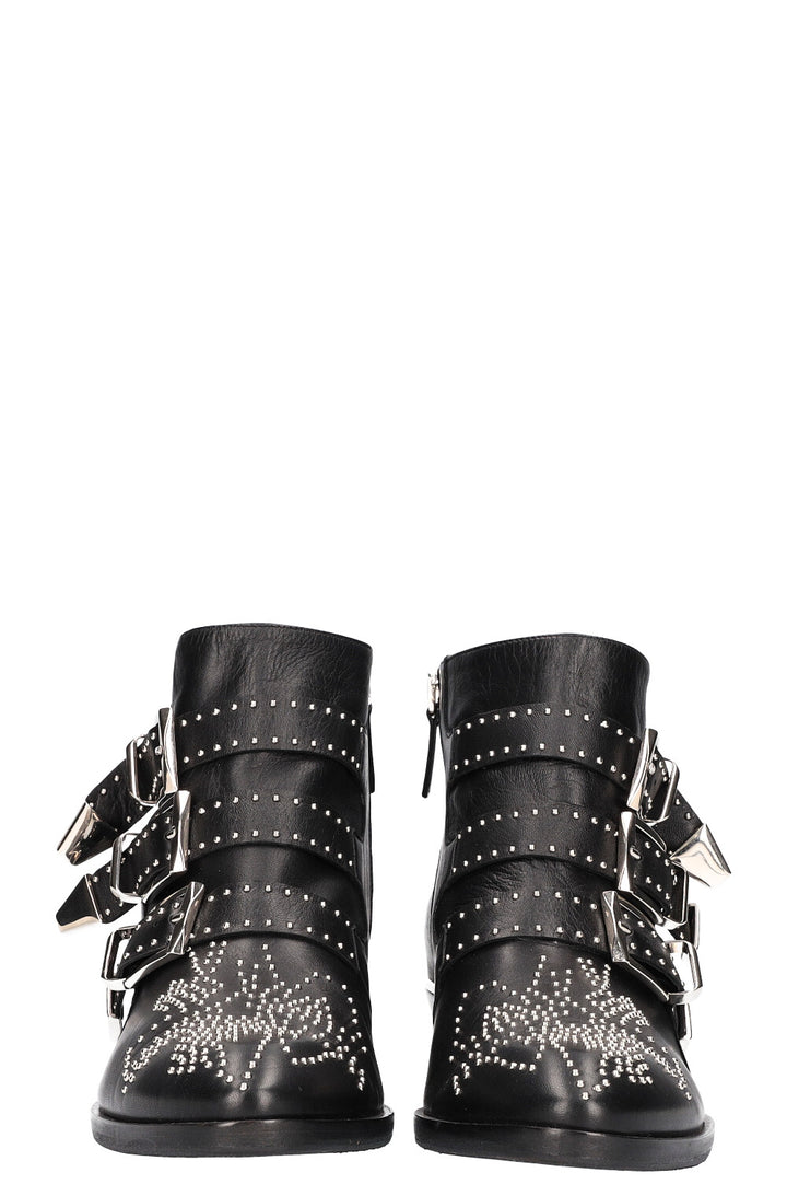 CHLOÉ Susanna Boots Black Silver