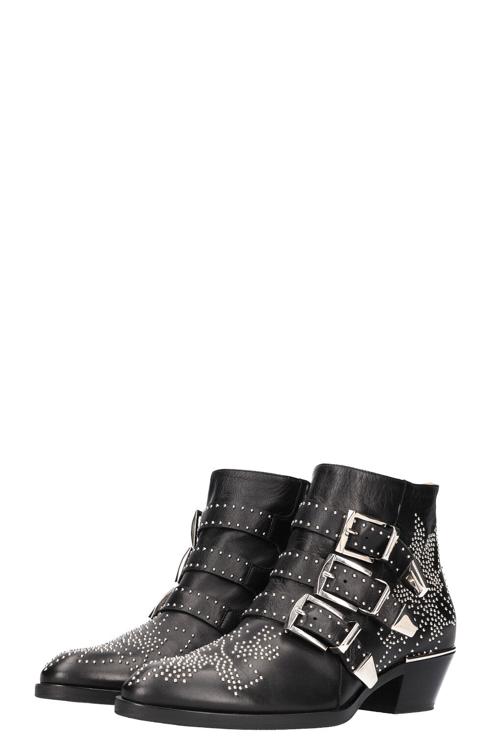 CHLO Susanna Boots Black Silver
