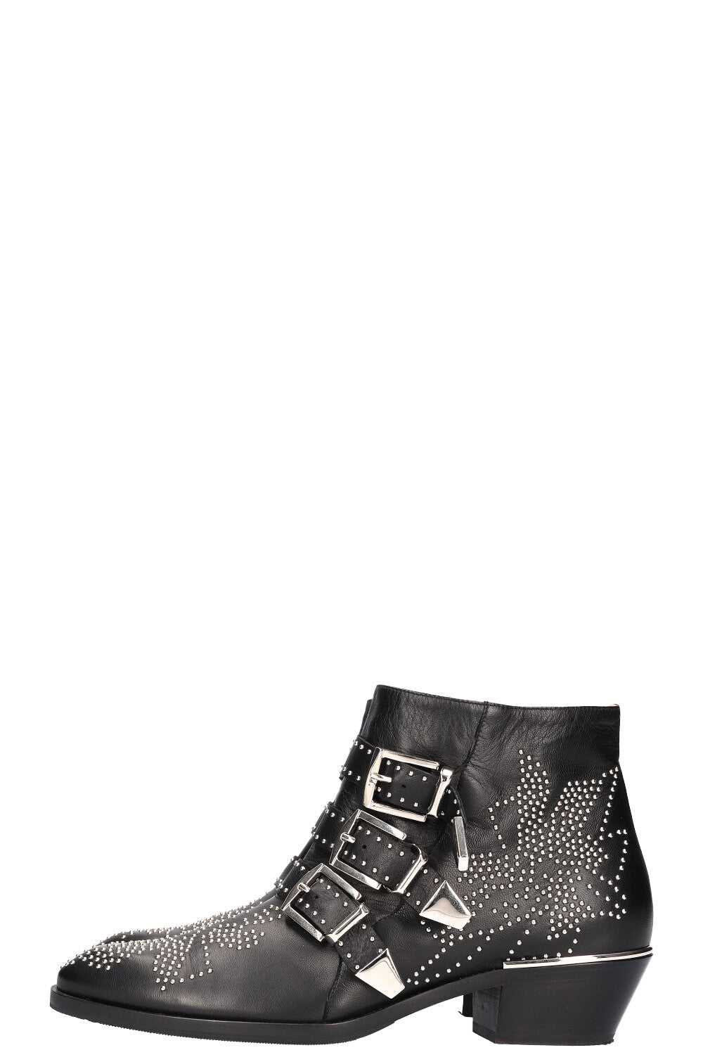 CHLOÉ Susanna Boots Black Silver