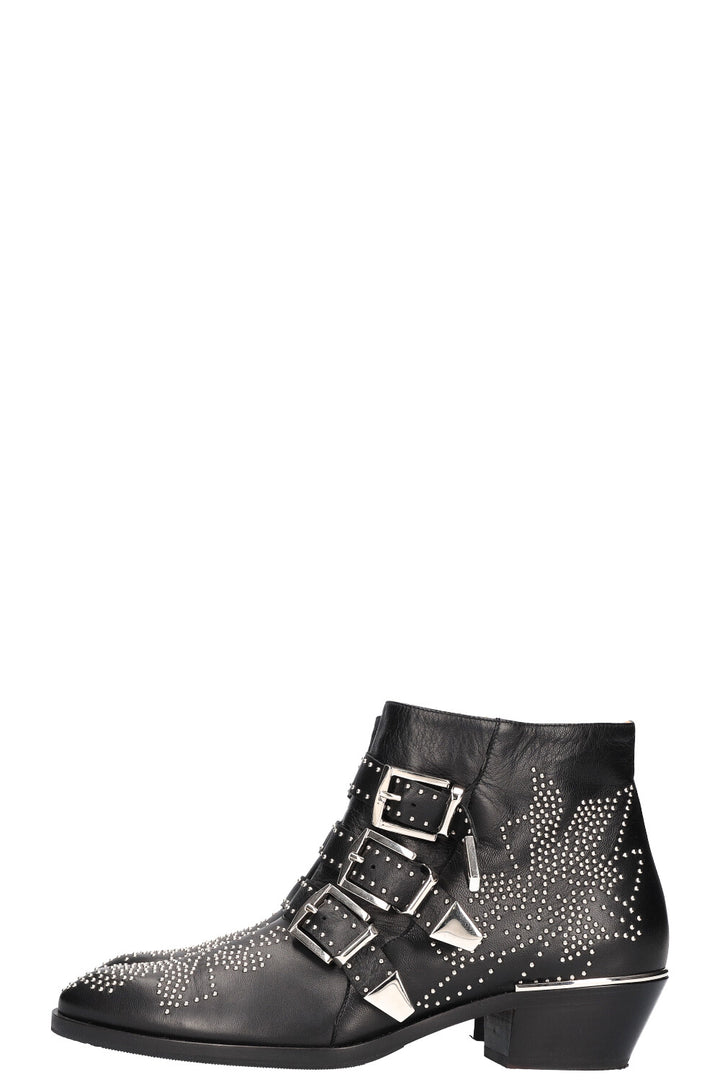 CHLOÉ Bottines Susanna Noir Argent