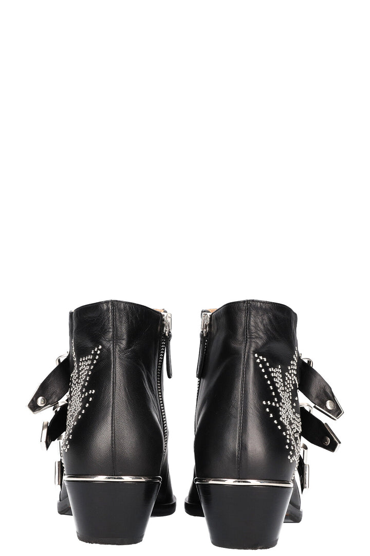 CHLOÉ Susanna Boots Black Silver