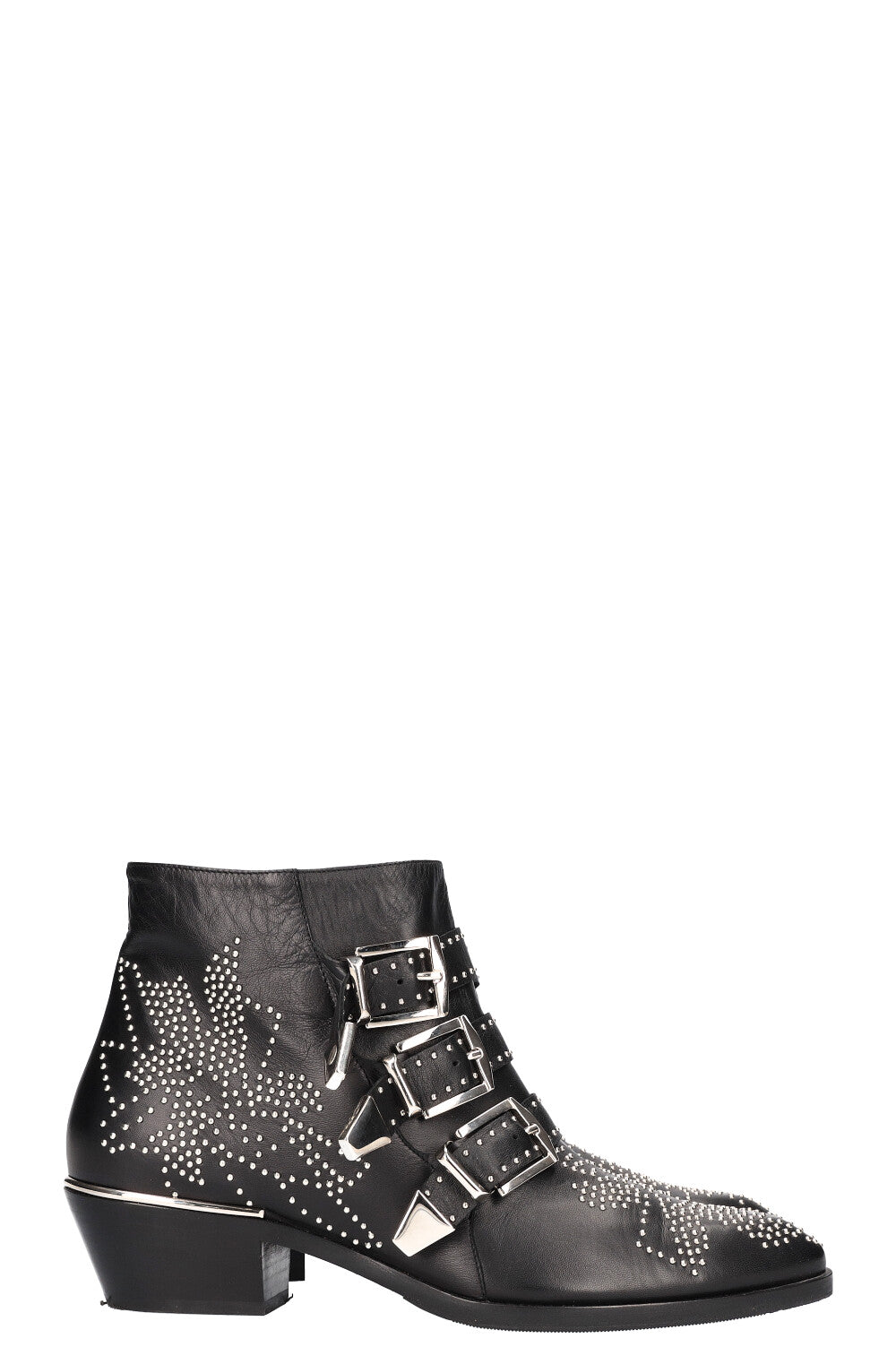 CHLOÉ Bottines Susanna Noir Argent