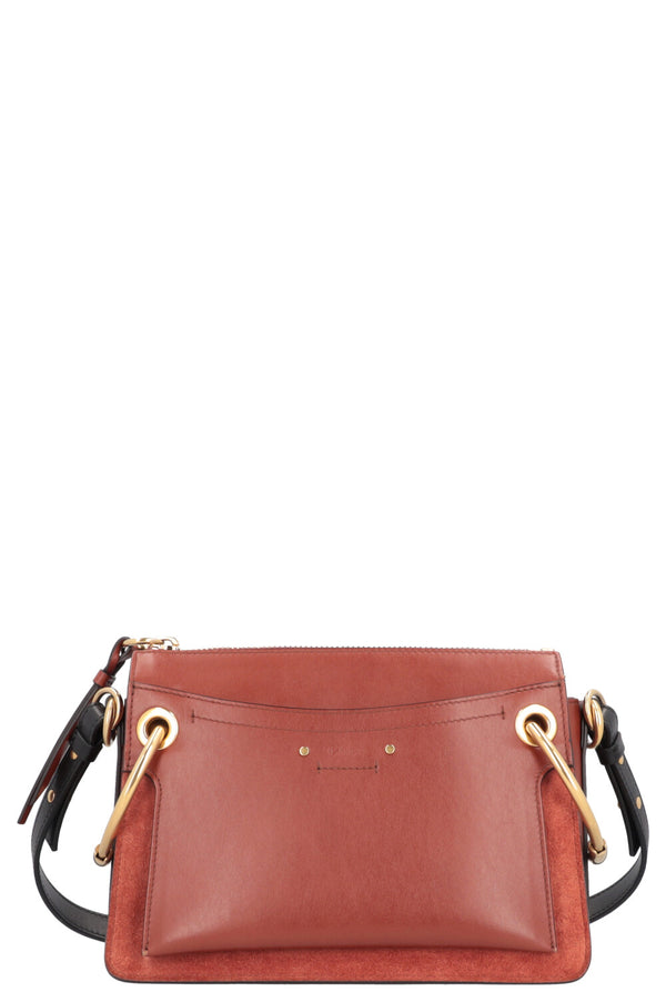 CHLOÉ Roy Bag Braun Schwarz Gold