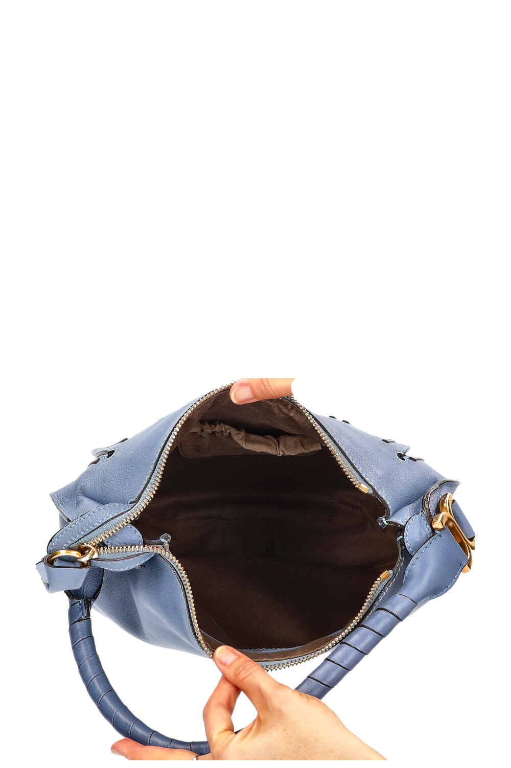 CHLOÉ Marcie Shoulder Bag Blue