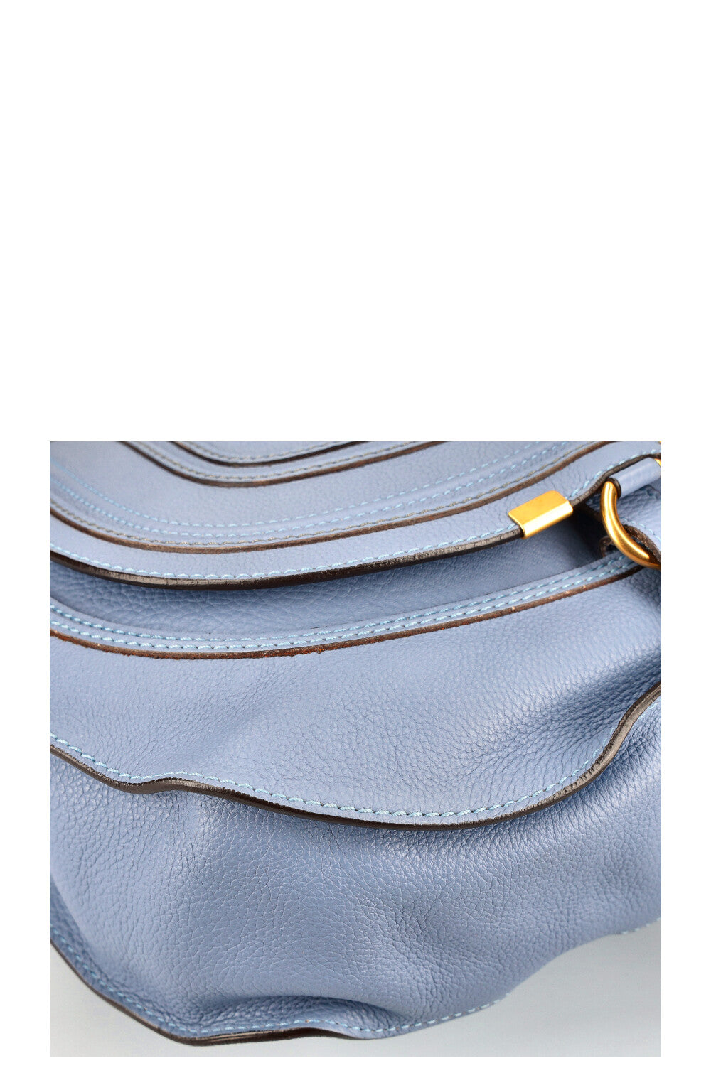 CHLOÉ Marcie Shoulder Bag Blue