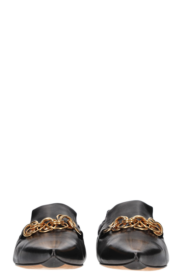 CHLOÉ Reese Chain Bit Loafer Black