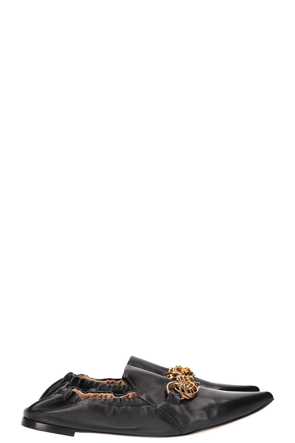 CHLOÉ Reese Chain Bit Loafer Black