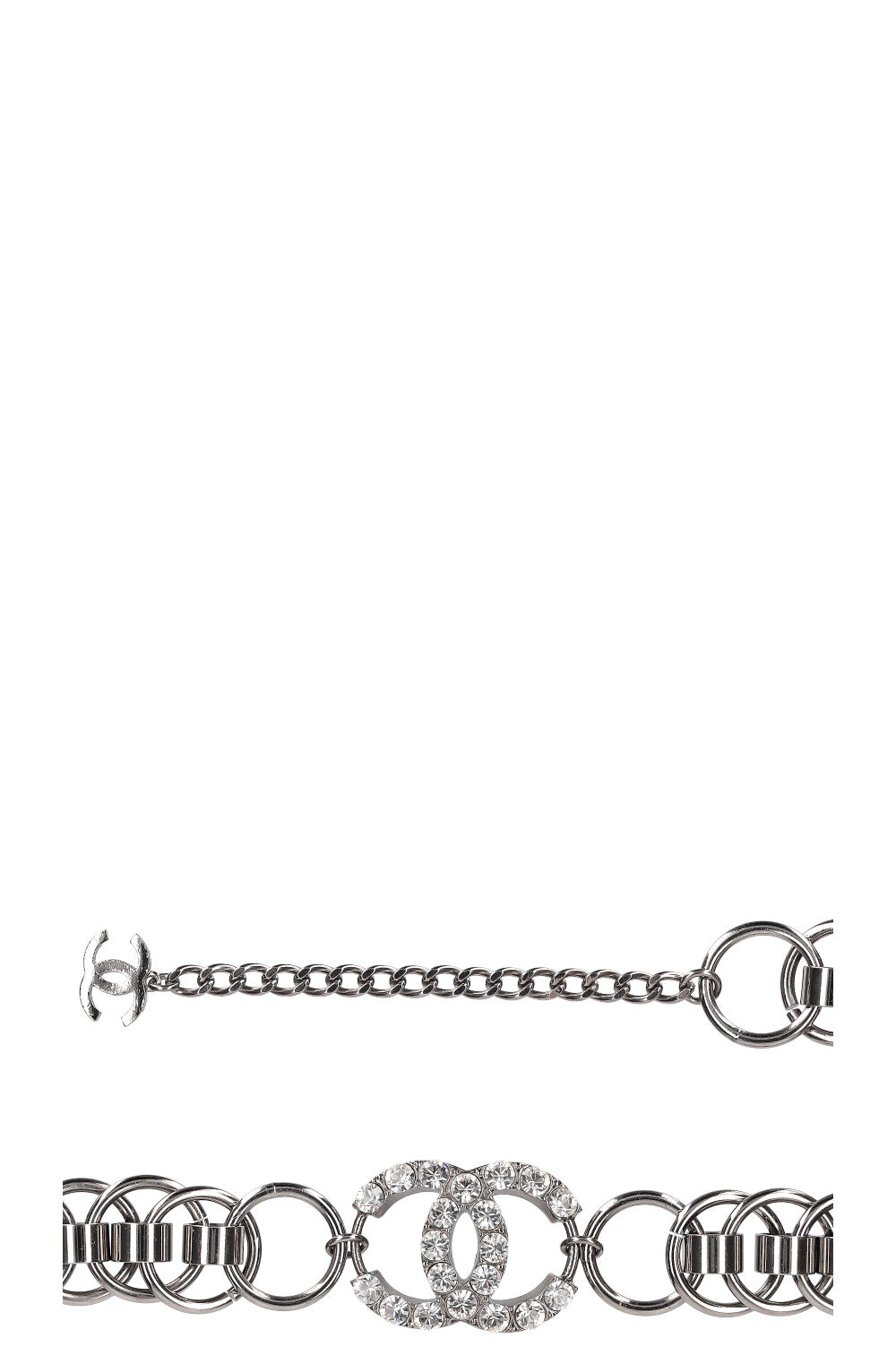 Chanel silver belt online
