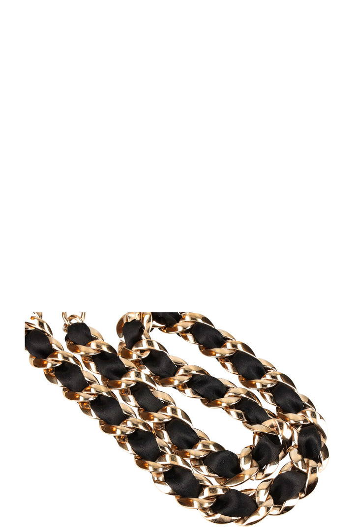 CHANEL Ceinture Chaîne Soie 08A