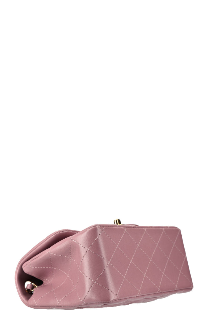 CHANEL Square Mini Flap Bag Mauve