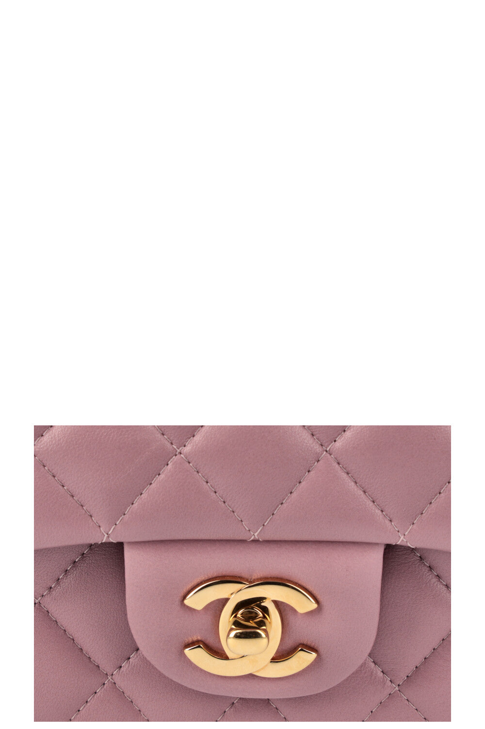 CHANEL Square Mini Flap Bag Mauve