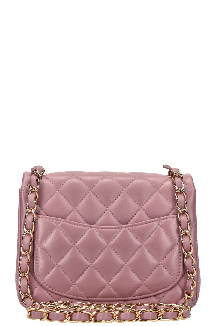 CHANEL Square Mini Flap Bag Mauve