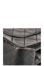 CHANEL Vintage Double Flap Bag Small Black