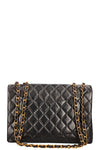 CHANEL Vintage Jumbo Single Flap Bag Black