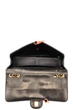 CHANEL Vintage Jumbo Single Flap Bag Black