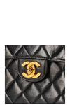 CHANEL Vintage Jumbo Single Flap Bag Black
