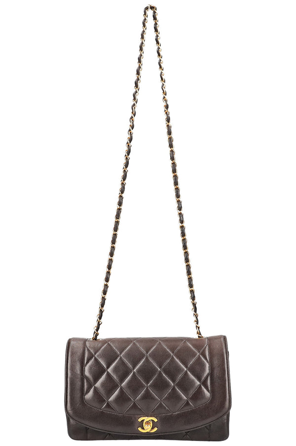 CHANEL Diana Flap Bag Medium Black