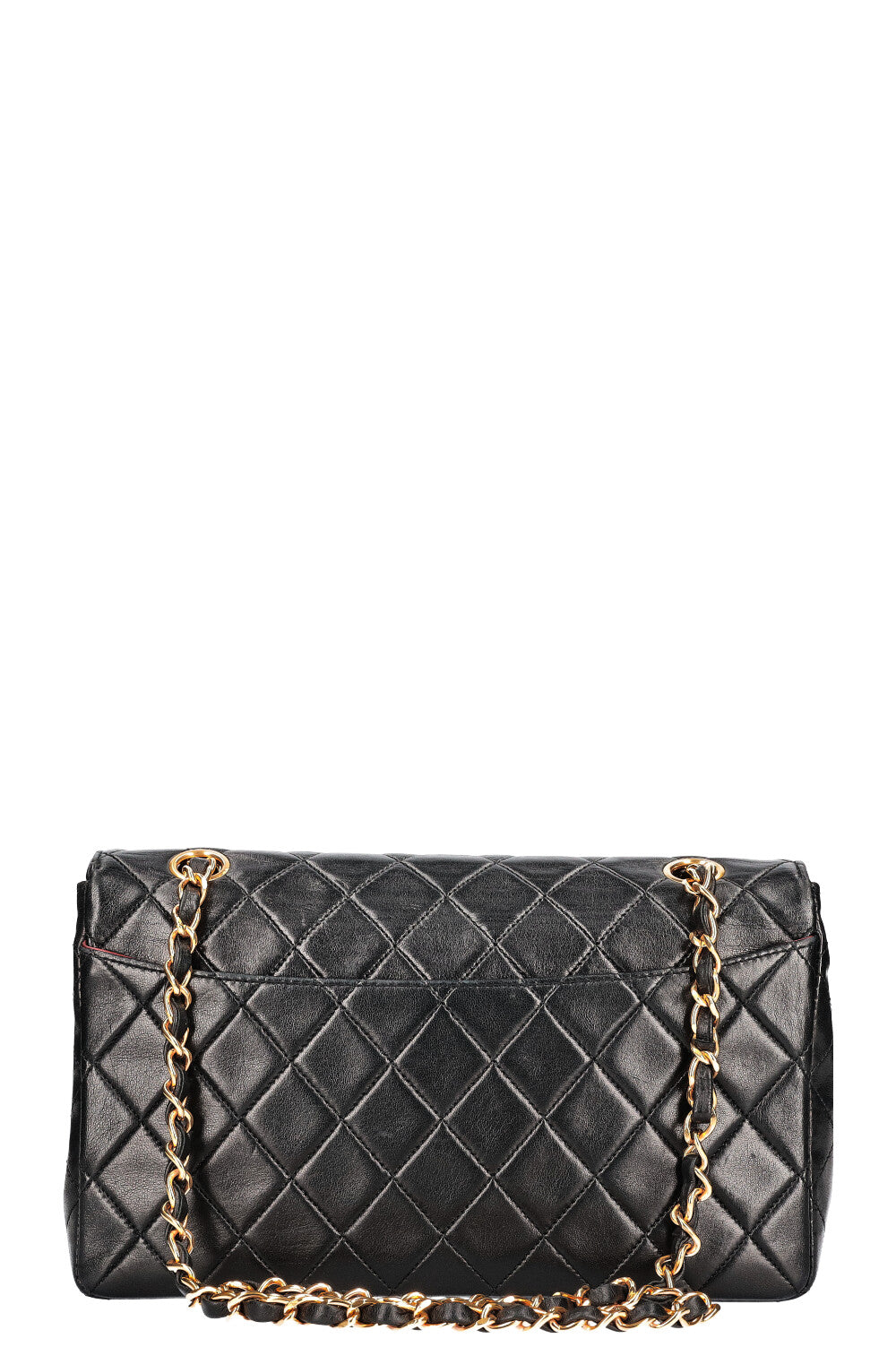CHANEL Vintage Small Single Flap Bag Black