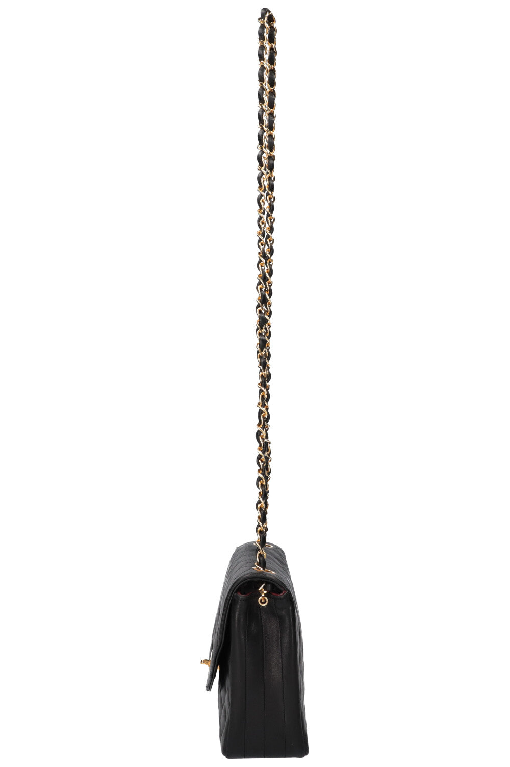 CHANEL Single Flap Bag Black