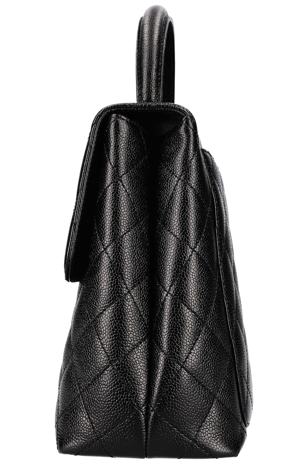 CHANEL Top Handle Bag Caviar Black