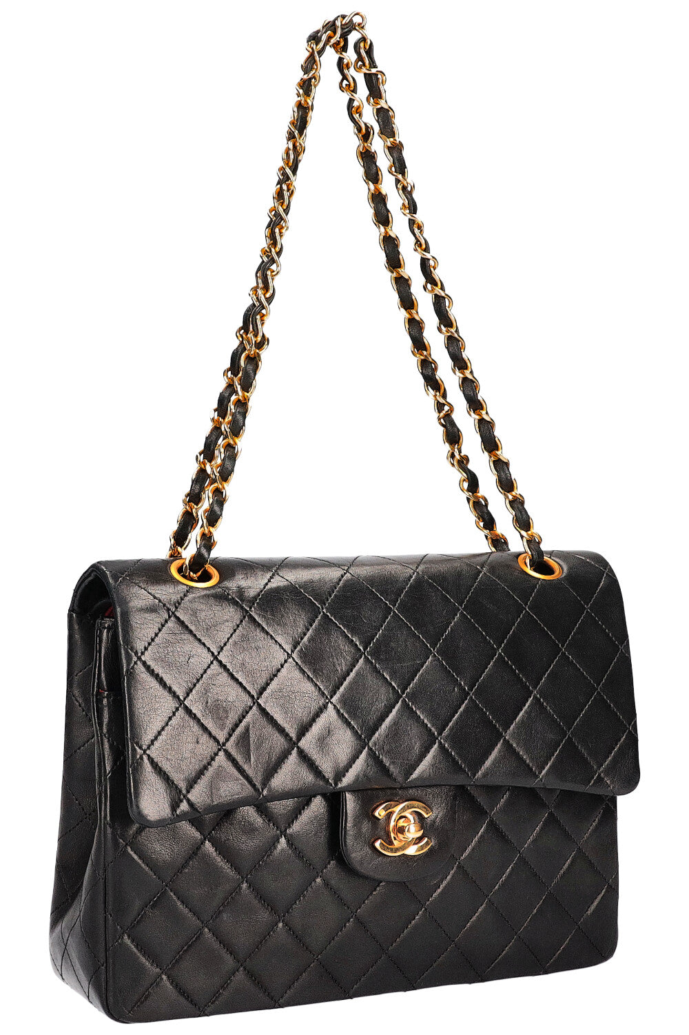 CHANEL Vintage Medium Square Double Flap Bag
