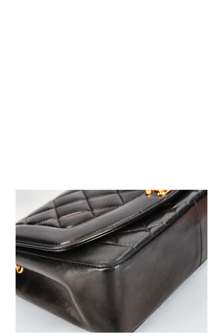 CHANEL Diana Flap Bag Medium Black
