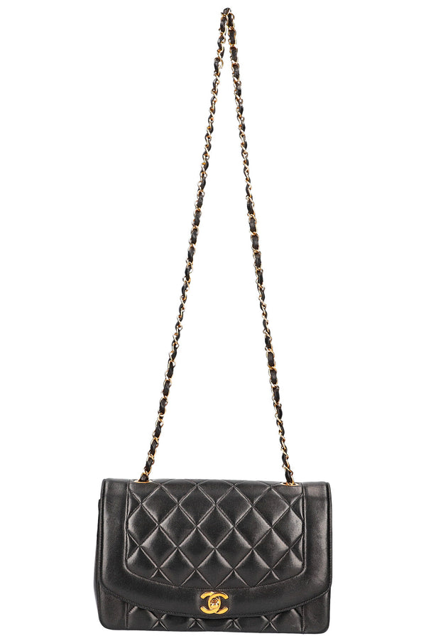 CHANEL Diana Flap Bag Black
