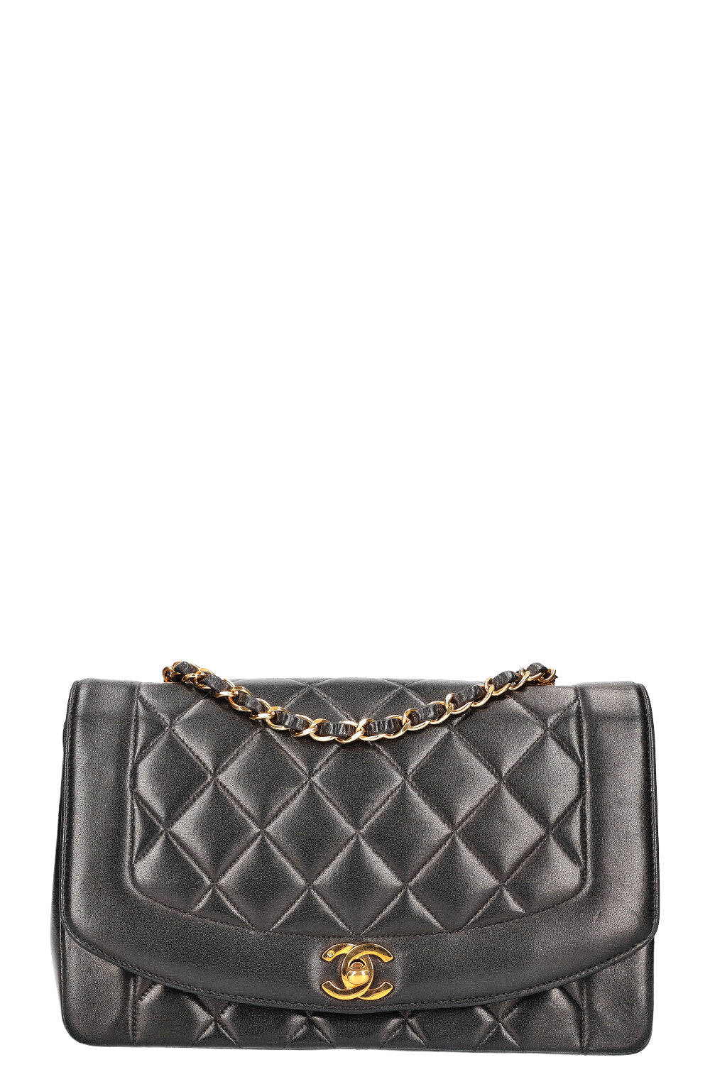 CHANEL Diana Flap Bag Medium Black