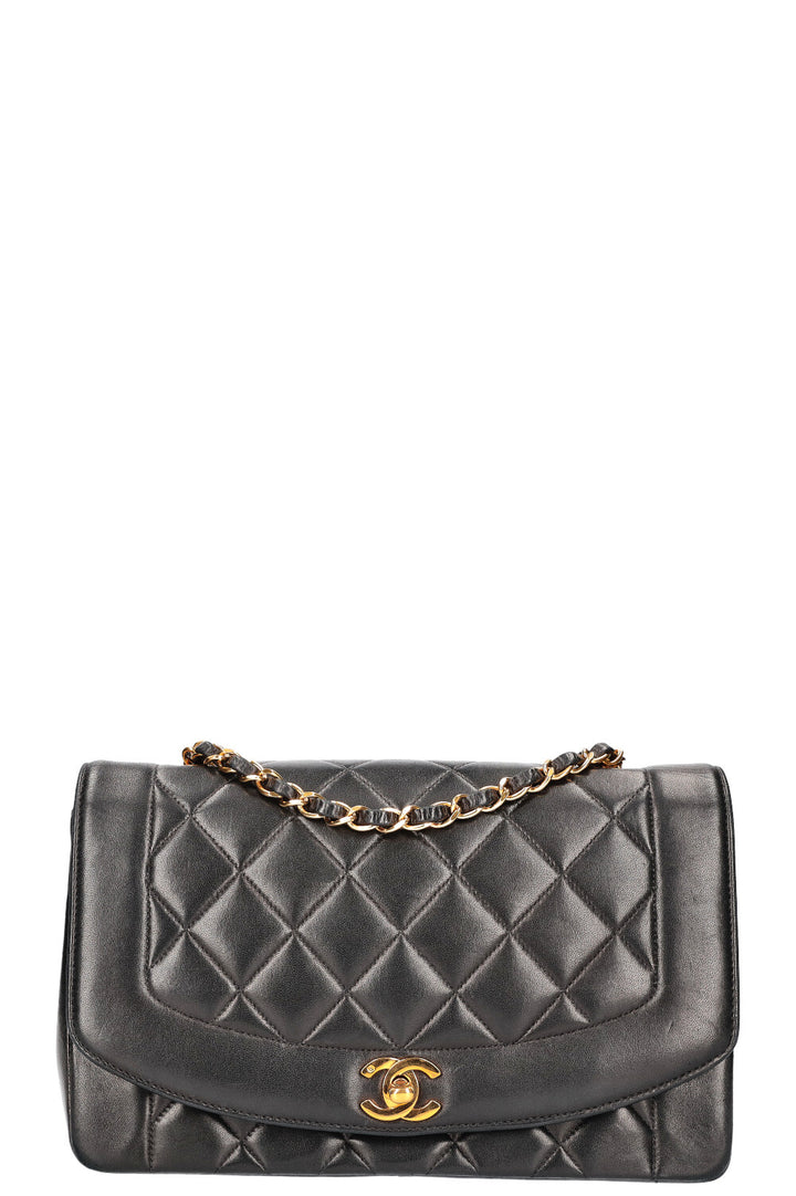 CHANEL Diana Flap Bag Medium Black