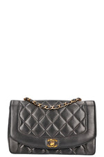 CHANEL Diana Flap Bag Black