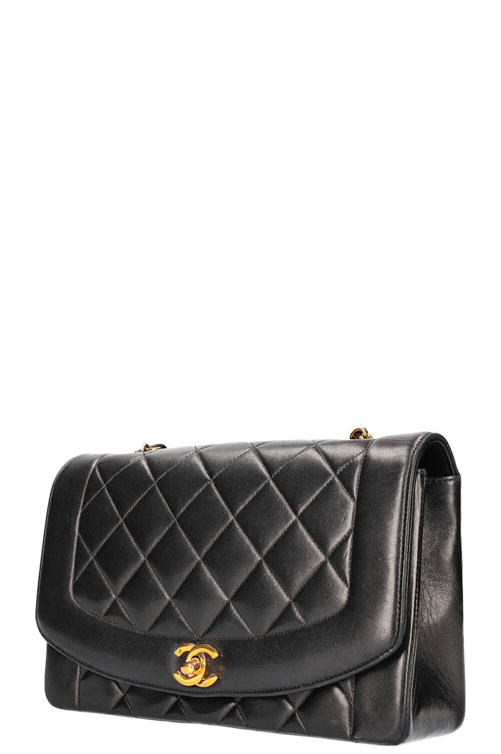 CHANEL Diana Flap Bag Medium Black