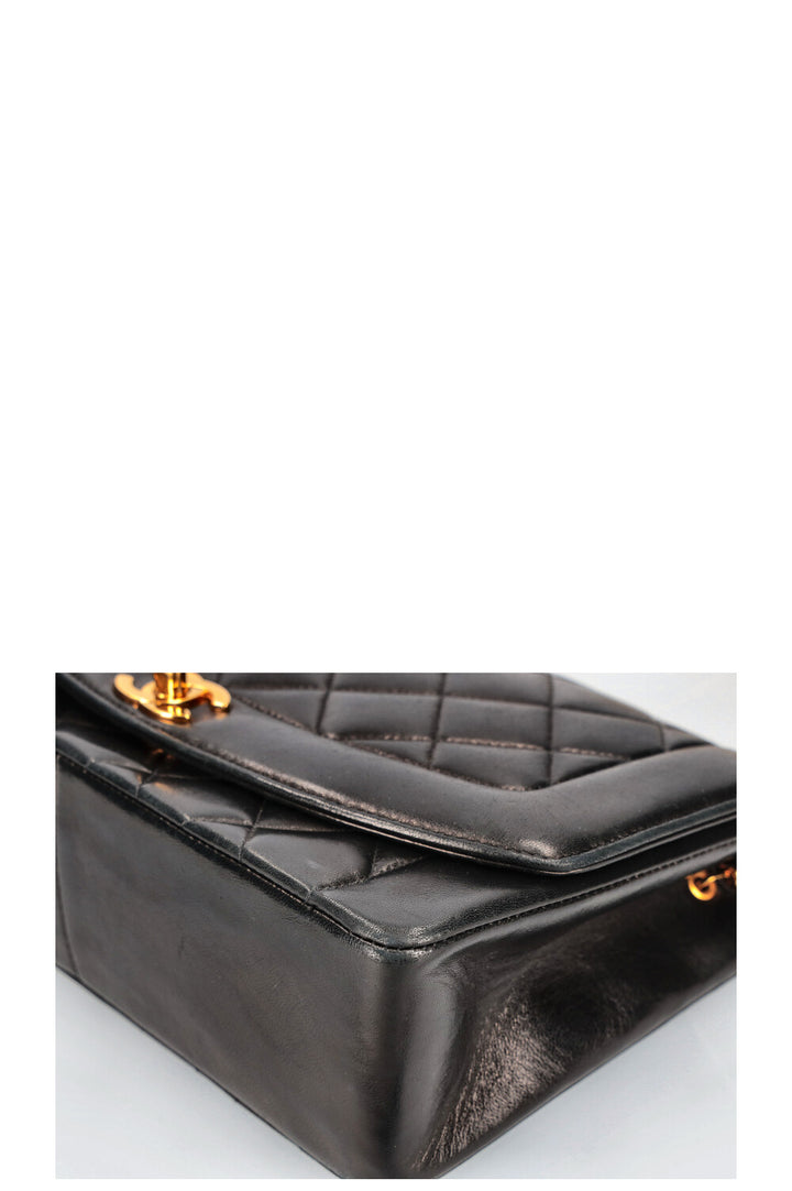 CHANEL Diana Flap Bag Medium Black