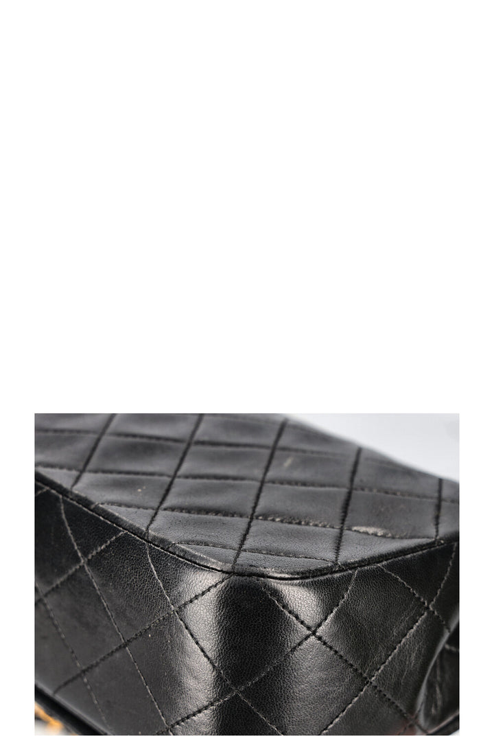 CHANEL Full Flap Bag Black