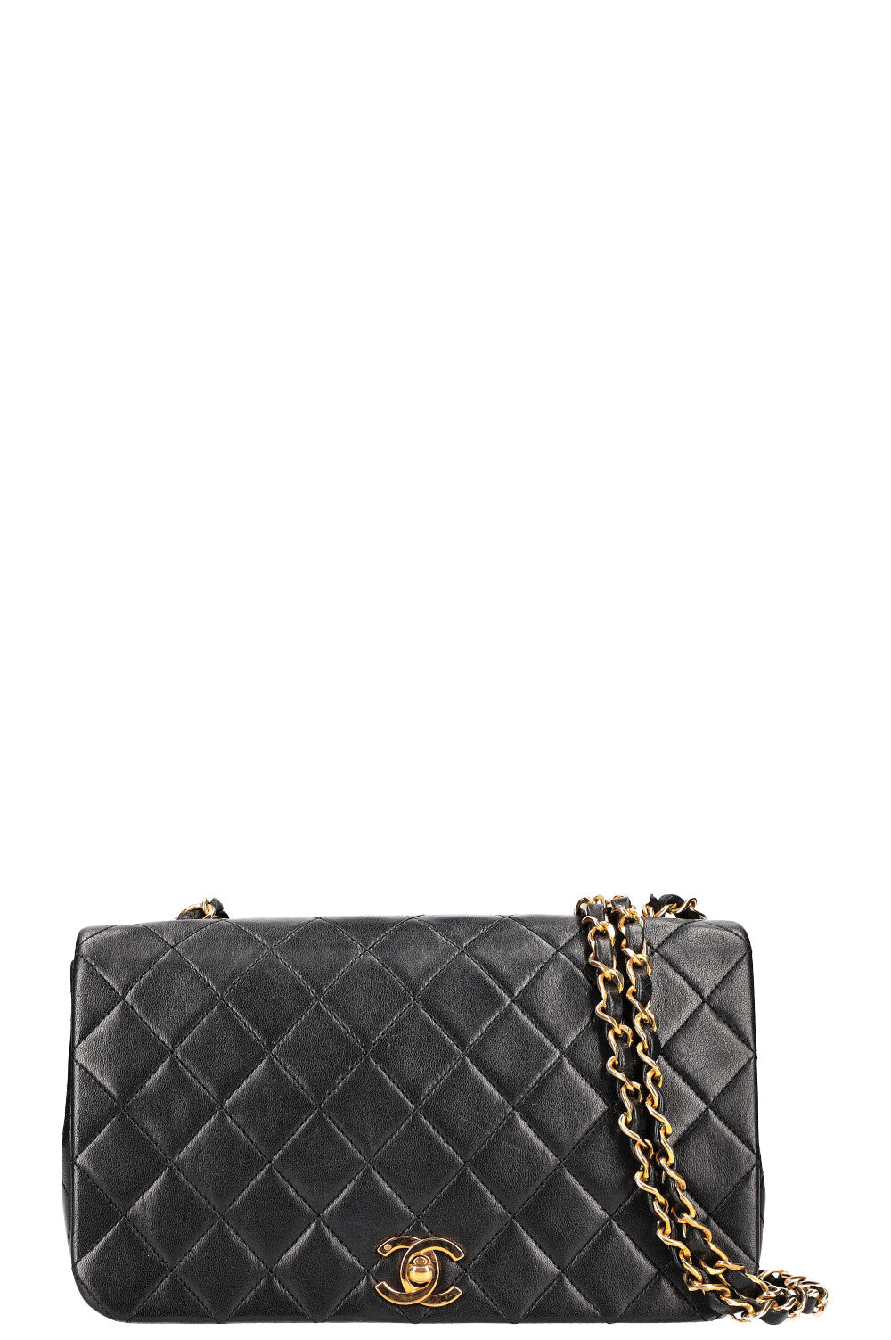 CHANEL Full Flap Bag Black