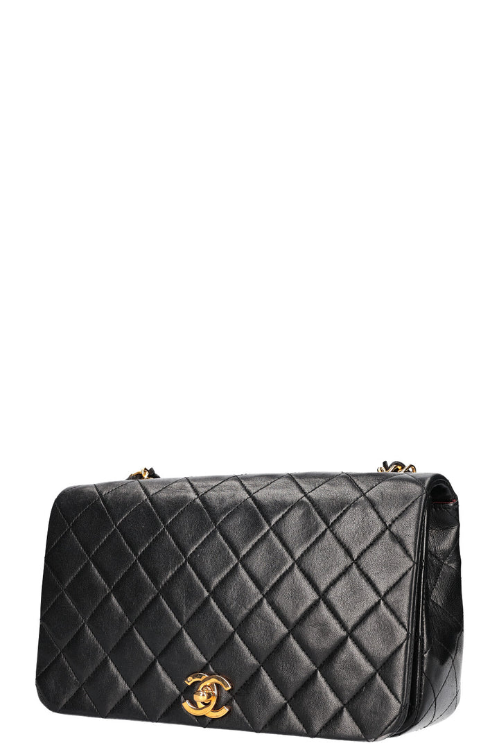 CHANEL Full Flap Bag Black