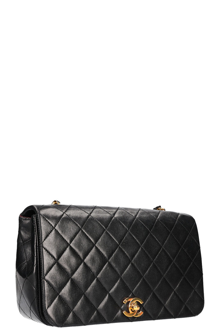 CHANEL Full Flap Bag Black