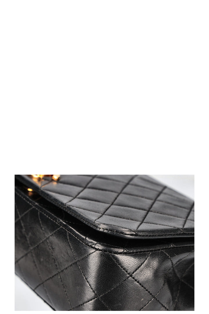 CHANEL Full Flap Bag Black