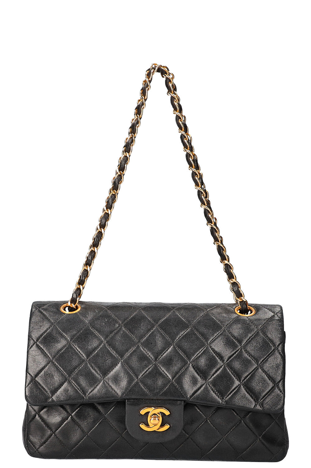 CHANEL Double Flap Bag Medium Black