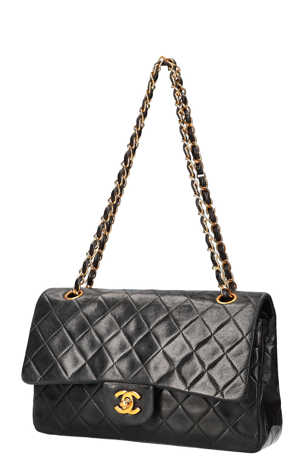 CHANEL Double Flap Bag Medium Black