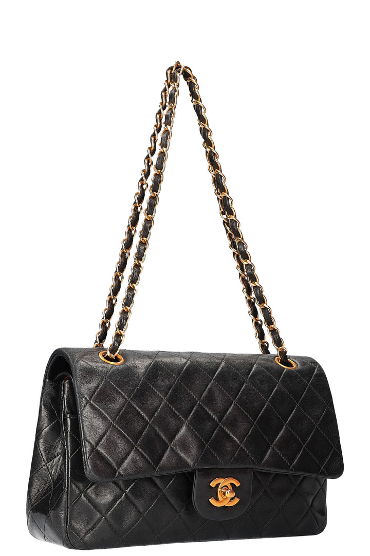 CHANEL Double Flap Bag Medium Black
