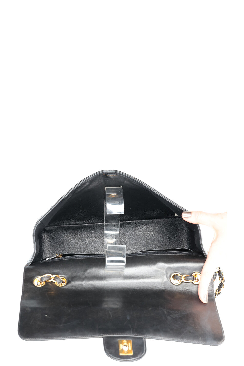 CHANEL Single Flap Bag Black