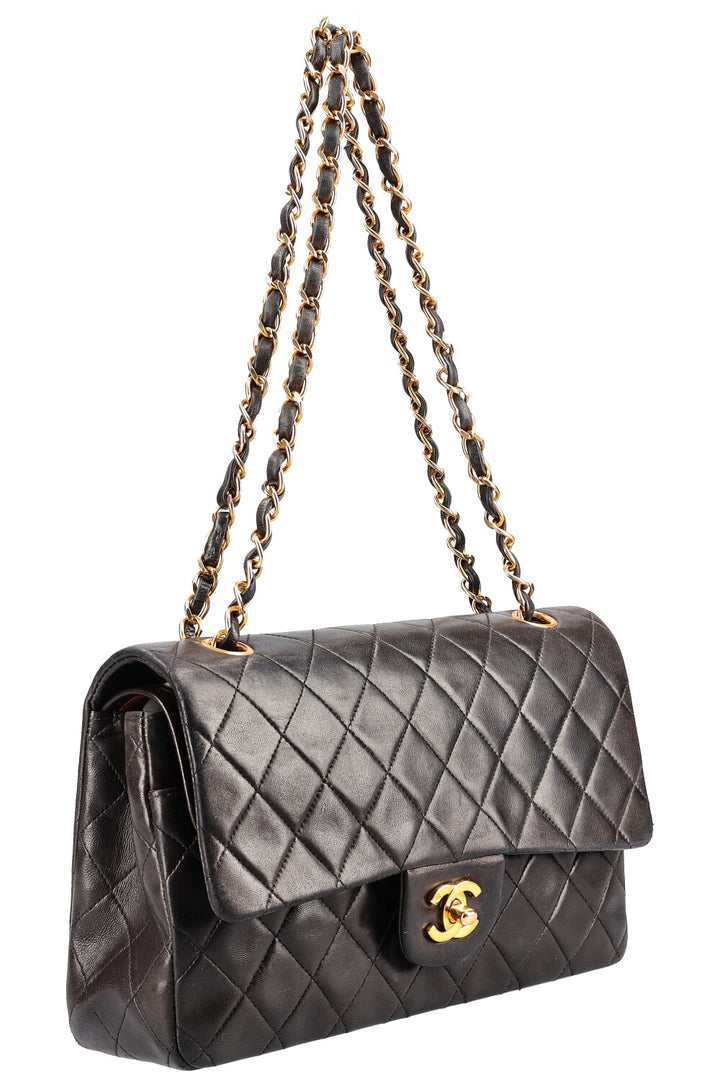 CHANEL Medium Double Flap Bag Black