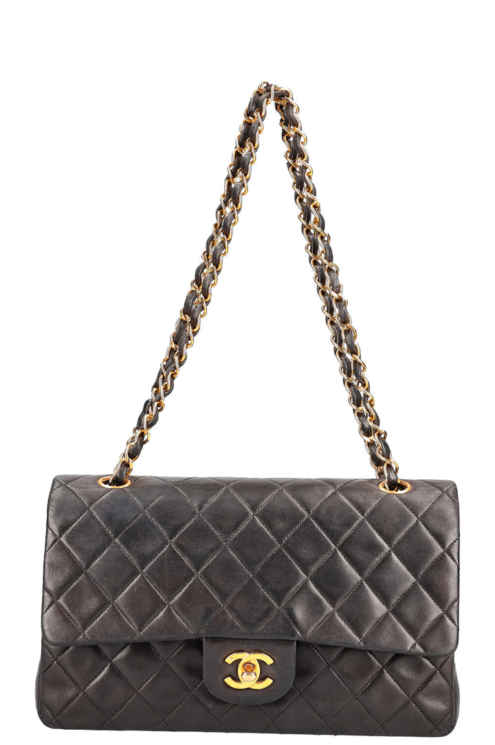 CHANEL Medium Double Flap Bag Black