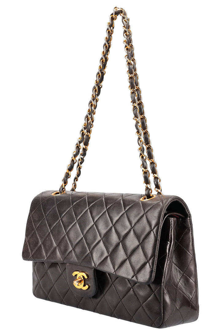 CHANEL Medium Double Flap Bag Black