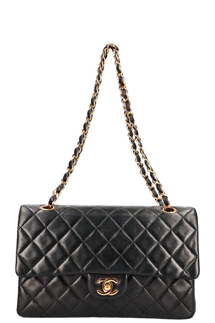 CHANEL Medium Double Flap Bag Black