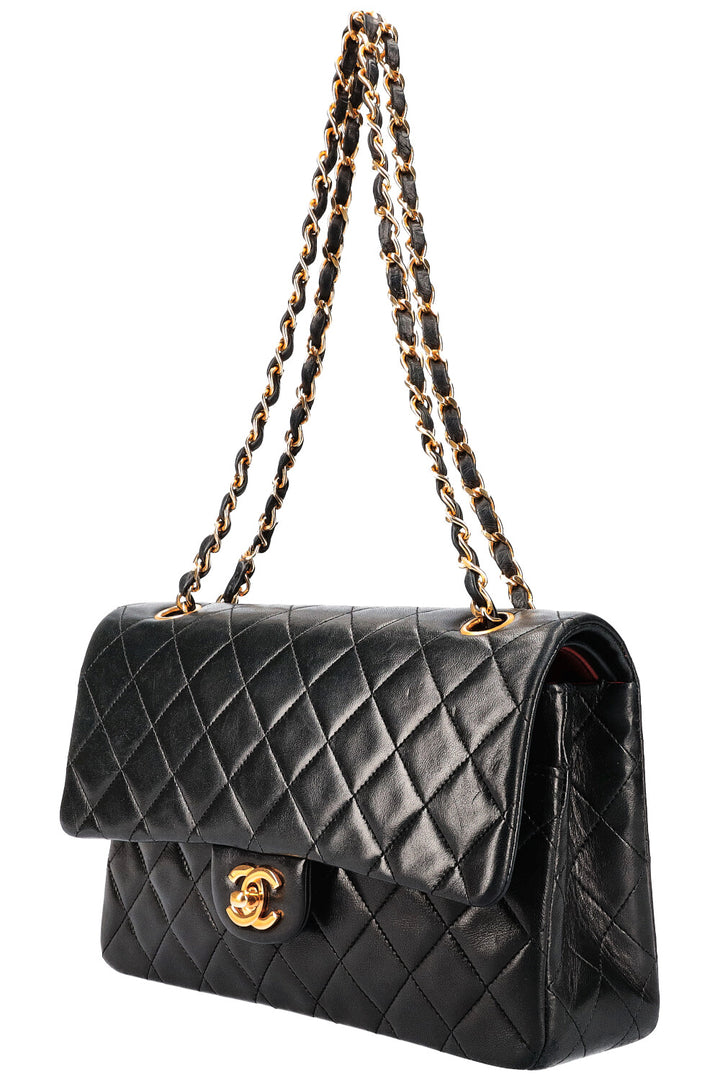 CHANEL Medium Double Flap Bag Black