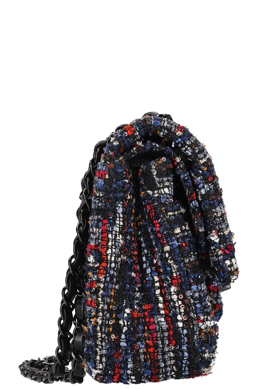CHANEL Double Flap Bag Tweed